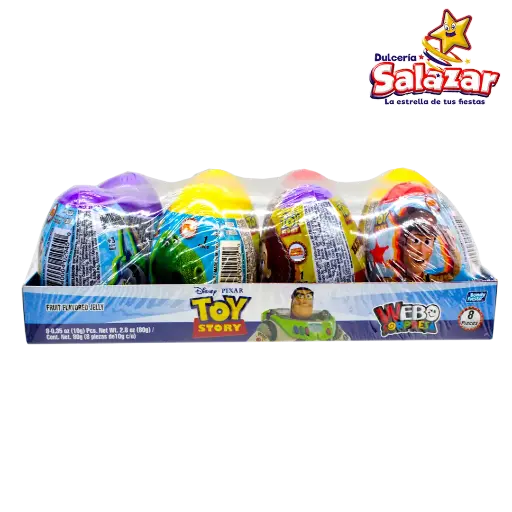 [BON0380] HUEVO CON GELATINA TOY STORY G02946 -D.80G- "C/15/8"