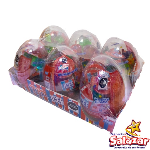 [BON0030] IMITACION GELATINA MEGA HUEVO ICEE -D.840GR- "C/12/6"