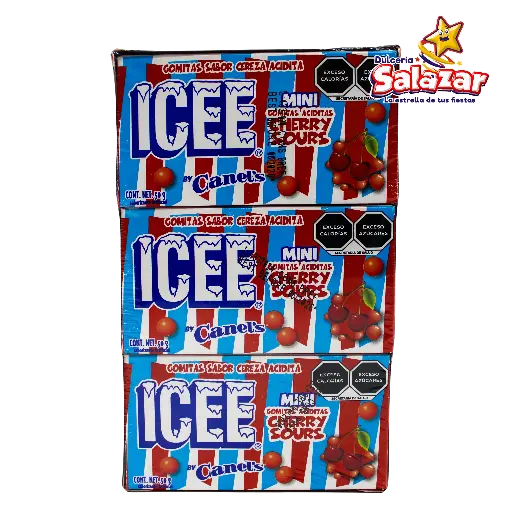 [CAN0102] JELLY BEANS CEREZA ICEE MINI CANELS -D.450G- "C/24/9"
