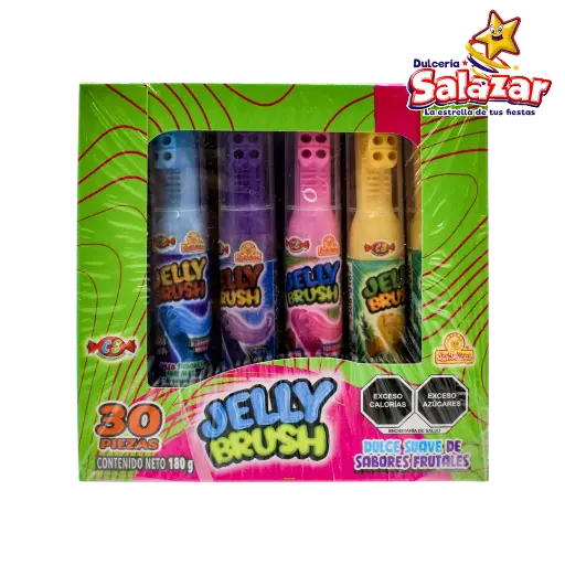 [DEL0013] JELLY BRUSH SABORES DELICIAS -D.180G.- "C/12/30"