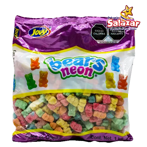 [JOV0010] JOVY GOMA BEARS NEON (OSO) -B.1KG- "C/10/1"