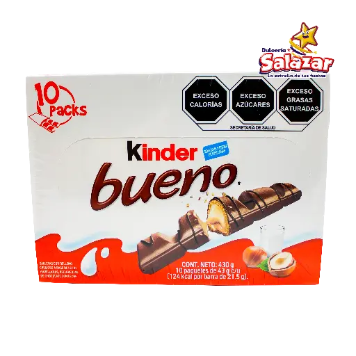 [FER0006] KINDER BUENO T10 FERRERO -D.430G- "C/12/10"