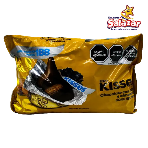 [HER0038] KISSES ALMENDRA HERSHEYS -B.850G- "C/5/1"