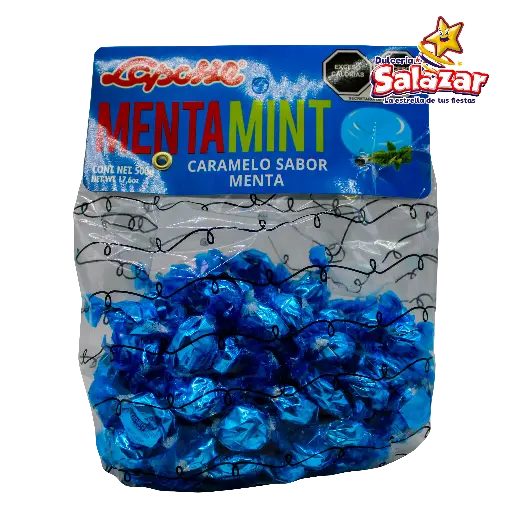 [LAP0008] CARAMELO LAPOSSE MENTA MINT -B.500G- "C/12/1"