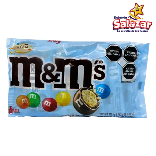 [EFF0014] M&M CRUNCHY COOKIE  SIX PACK -B.229.8G.- "C/24/6"