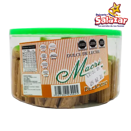 [MAC0001] MACRIÑON JAMONCILLO DE LECHE -E.900G- "C/18/90"