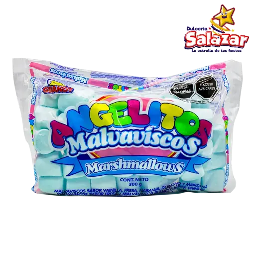 [TIN0143] MALVAVISCO ANGELITOS AZUL CELESTE -B.300GR - "C/20/50"
