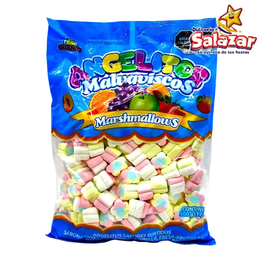 [TIN0144] MALVAVISCO ANGELITOS FLOR COLORES -B.500G- "C/12/75"