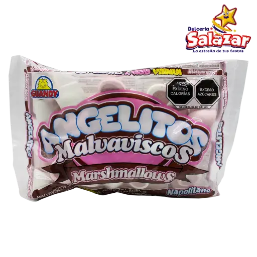 [TIN0083] MALVAVISCO ANGELITOS ROSA/BLANCO/CHOCO -B.270G- "C/20/1"