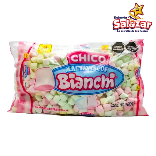 [ROS0093] MALVAVISCO CHICO BLANCO Y ROSA DLR -B.400G- "C/15/1"
