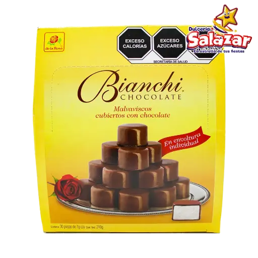 [ROS0415] MALVAVISCO CHOCOLATE ENVOLTURA INDIVIDUAL -D.210G- "C/24/30"