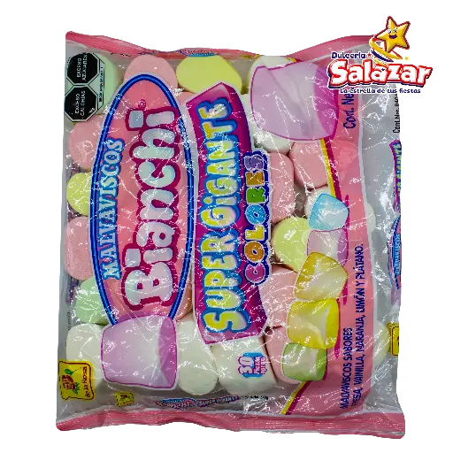 [ROS0170] MALVAVISCO JUMBO COLORES DLR -B.840GR- "C/5/30"