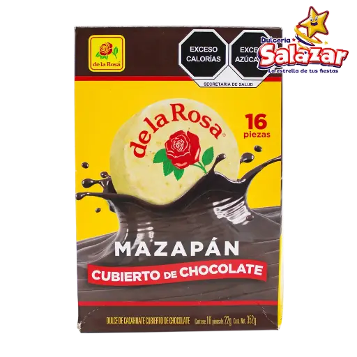[ROS0003] MAZAPAN CON CHOCOLATE DLR -D.400G- "C/24/16"
