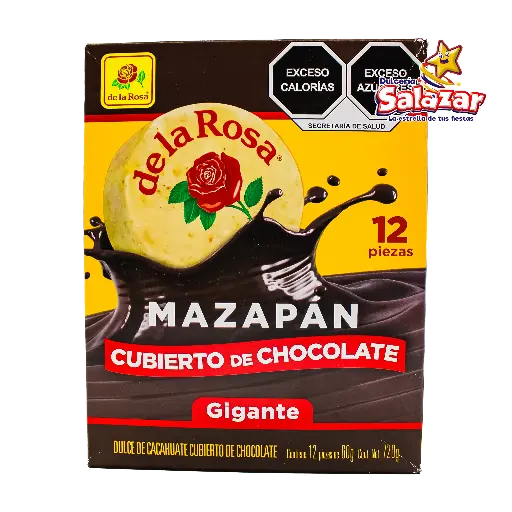 [ROS0465] MAZAPAN CON CHOCOLATE GIGANTE DLR -B.792G- "C/16/12"