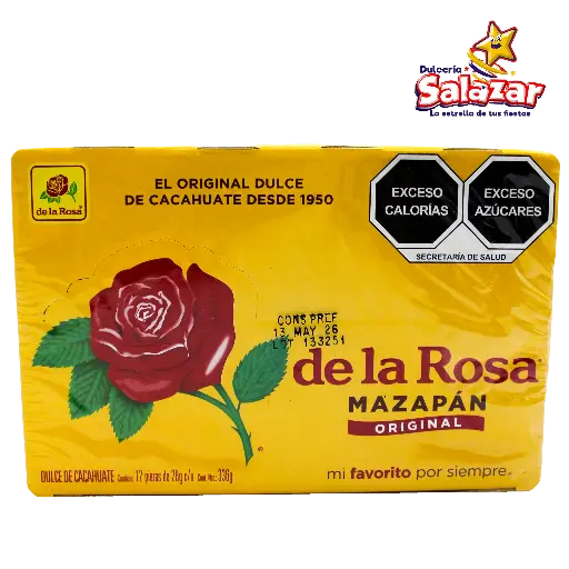 [ROS0323] MAZAPAN DE LA ROSA GRANDE -D.336G- "C/48/12"