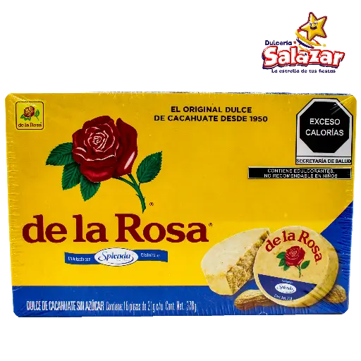 [ROS0033] MAZAPAN DE LA ROSA SIN AZUCAR -D.378GR- "C/24/18"