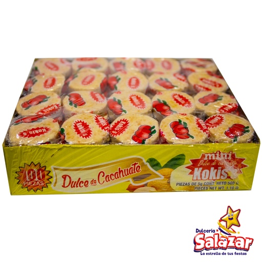 [QUE0022] MAZAPAN KOKIS MINI -D.500G- "C/30/100"