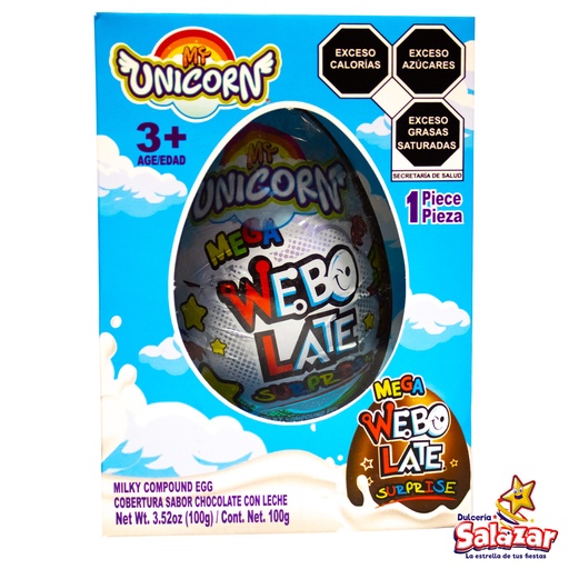 [BON0387] MEGA WEBO LATE UNICORNIO "C/12/1"