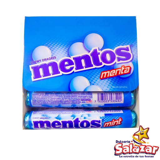 [CHU0041] MENTOS TUBO MENTA CHUPACHUPS -D.348.48G- "C/16/12"