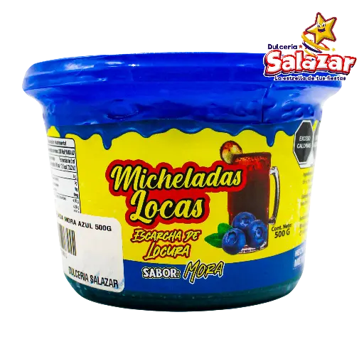 [ART0011] MICHELADAS LOCAS SABOR MORA DULCE -BOT.500G- "C/18/1"