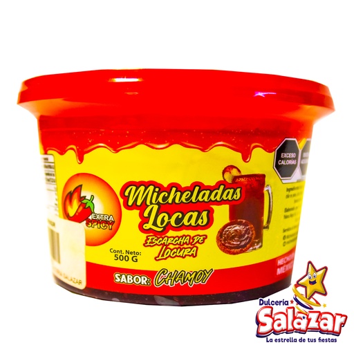 [ART0023] MICHELADAS LOCAS SABRO CHAMOY -BOT.500G- "C/18/1"