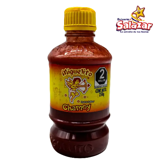 [MIG0066] MIGUELITO CHAMOY LIQUIDO BOTELLA -BOT.250ML- "C/48/1"