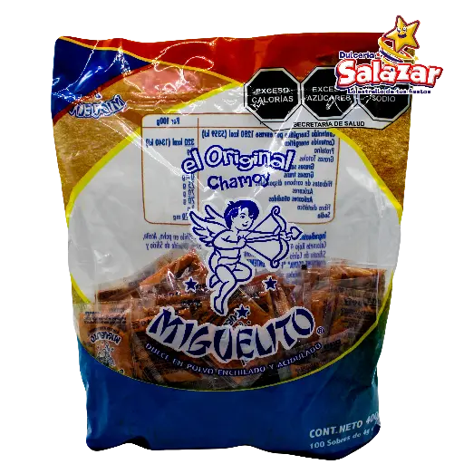 [MIG0051] MIGUELITO CHAMOY POLVO SOBRE -B.400G- "C/25/100"