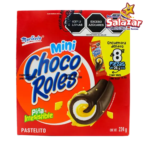 [MARI0005] MINI CHOCOROLES MARINELA -D.224G- "C/12/8"