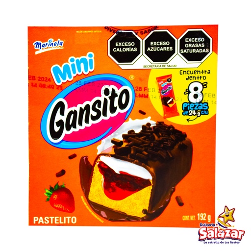 [RCO0036] MINI GANSITO MARINELA -D.192G- "C/12/8"