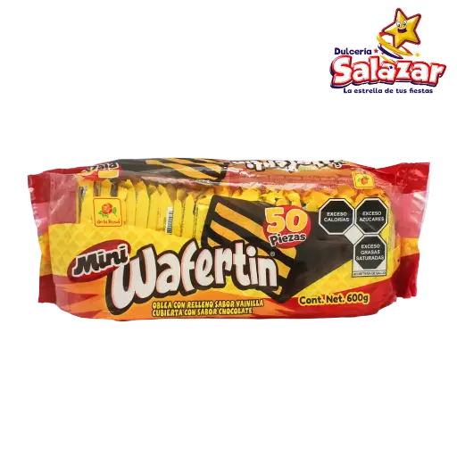 [ROS0417] MINI WAFERTIN VAINILLA DLR -D.600G- "C/18/50"