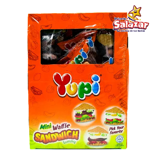 [CONFI0017] MINI WAFFLE SANDWICH GUMMY -D.24PZA- "C/12/24"