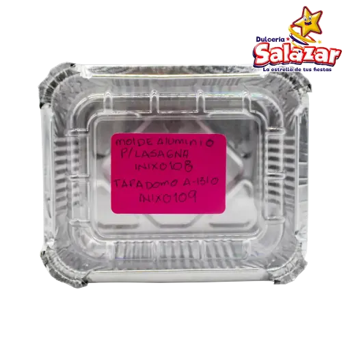 [INIX0108] MOLDE ALUMINIO P/LASAGNA AL-1310 INIX -B.5PZ- "C/60/5"