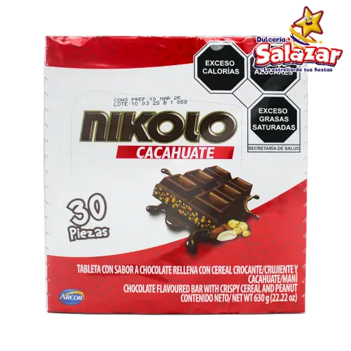 [DOS0053] NIKOLO CACAHUATE ARCOR -D.630G- "C/16/30"