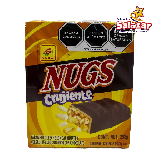 [ROS0011] CHOCOLATE NUGS CRUJIENTE DLR -D.252G- "C/24/12"
