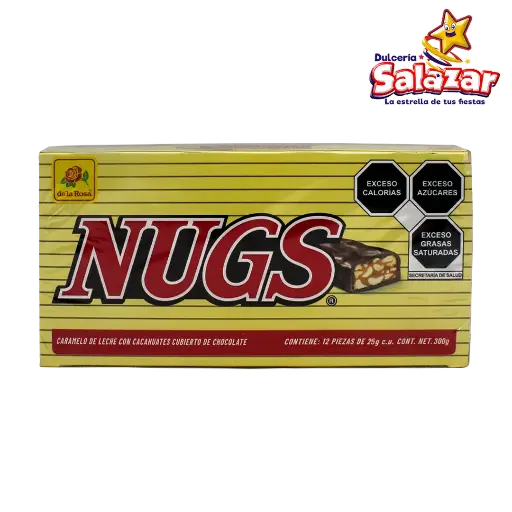 [ROS0009] CHOCOLATE NUGS DLR -D.300G- "C/24/12"