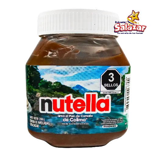 [FER0032] NUTELLA CREMA DE AVELLANA -B.200G- "C/12/1"