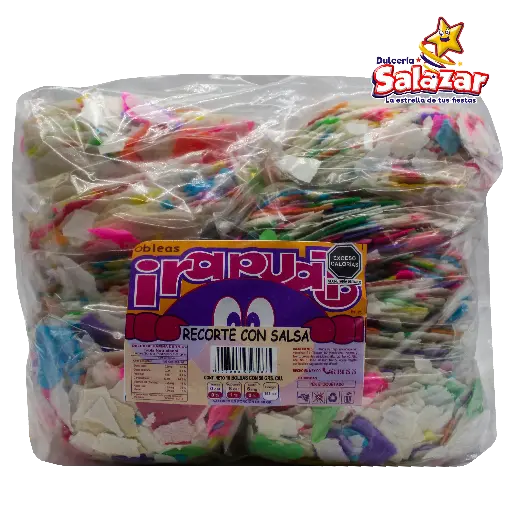 [OIR0007] OBLEA RECORTE C/SALSA IRAPUATO -B.500G- "B/5/10"