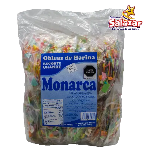 [ARI0011] OBLEA RECORTE MONARCA AZUL GRANDE -B.400G- "B/5/20"