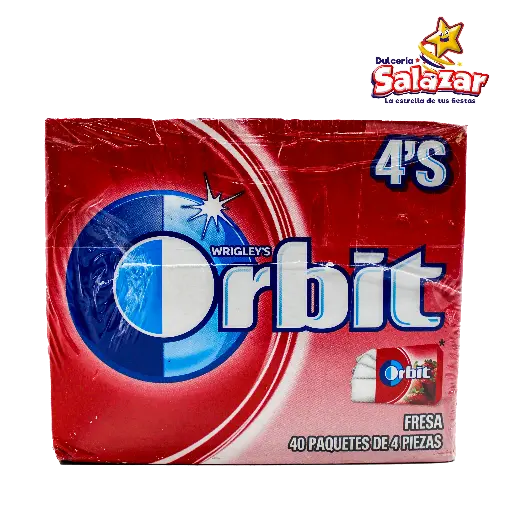 [EFF0149] ORBIT WRIGLEY'S FRESA 4'P -D.184G- "C/24/40"