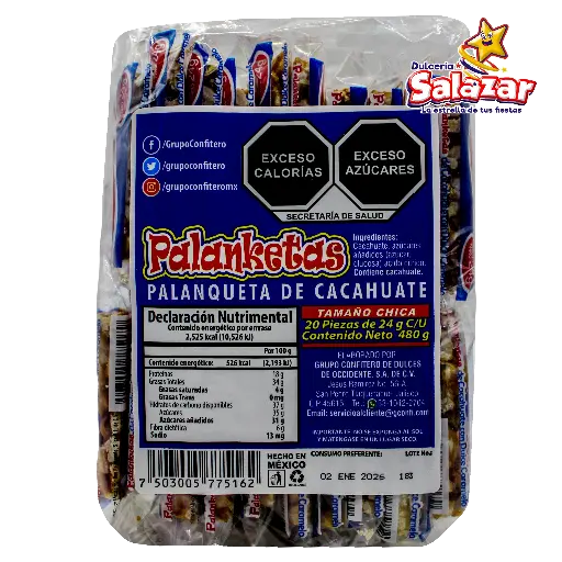 [PEZ0002] PALANKETA DON PALANQUETO CHICO AZUL -B.480G- "C/28/20"