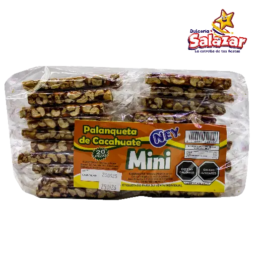 [KIP0006] PALANQUETA CACAHUATE HIROMY MINI -E.20PZA- "C/36/20"