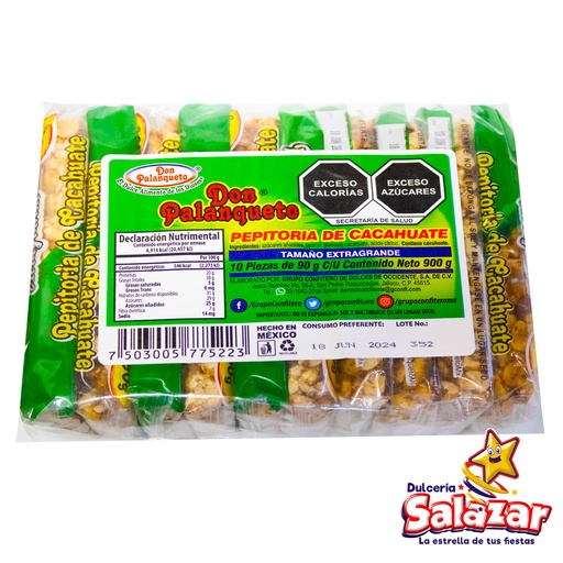 [PEZ0007] PALANQUETA DON PALANQT EXTRAGDE -B.900G- "C/20/10"