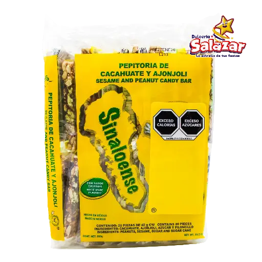 [SIN0004] PALANQUETA SINALOENSE AJONJOLI -B800G- "C/20/20" 