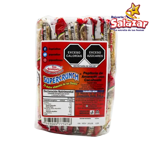 [PEZ0005] PALANQUETA SUPERCRUNCH MINI -B.440G- "C/28/22"