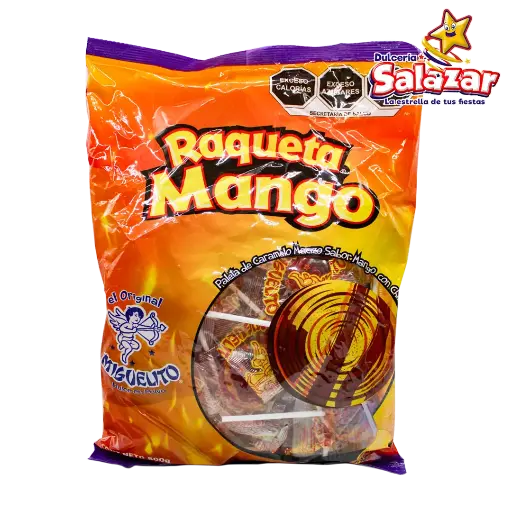 [MIG0038] PALETA  RAQUETA MANGO MIGUELITO -B.800G- "C/20/40"