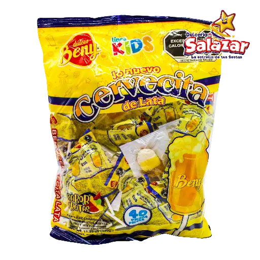 [BEN0004] PALETA BENY CERVECITA DE LATA KIDS -B.320G- "C/24/40"
