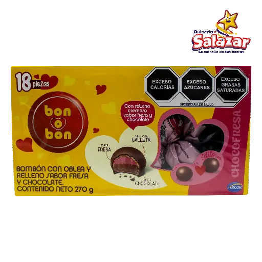 [DOS0141] BON O BON CHOCOFRESA -D.270G- "C/12/18"