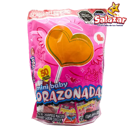 [ALT0131] PALETA CORAZONADAS MINI BABY ALTEÑO -B.300G- "C/28/50"