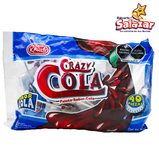[KAR0028] PALETA CRAZY COLA KARLA -B.360G- "C/30/40"