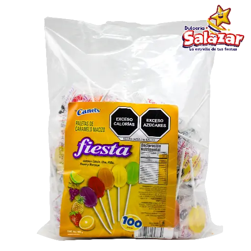 [CAN0120] PALETA FIESTA CANELS -B.400G- "C/12/100"